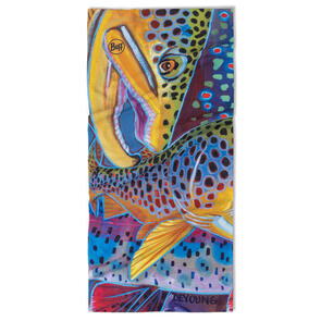 BUFF COOLNET UV ANGLER TROUT CONFETTI