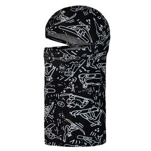 BUFF JR BALACLAVA HINGED THERMONET TIVAT BLACK