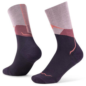 BUFF SOCK LW MERINO WOOL CREW PINK