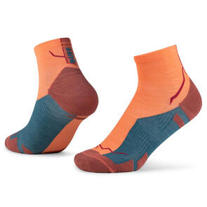 BUFF SOCK LW MERINO WOOL QUARTER FLAMINGO