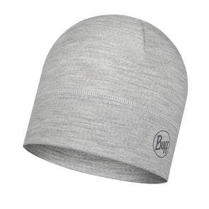 BUFF BEANIE WOOL LW LIGHT GREY
