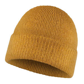 BUFF HAT KNITTED JARN OCHER