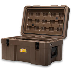 BUSH STORAGE CARGO CRATE 75L BROWN