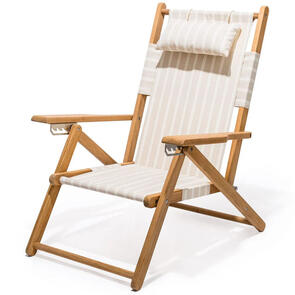 BUSINESS & PLEASURE CO TOMMY CHAIR MONACO NATURAL STRIPE