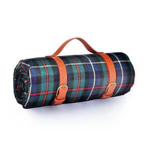 HYPER RIDE LARGE SAND/WATERPROOF PICNIC RUG DARK BLUE FOREST - 2M X 2M