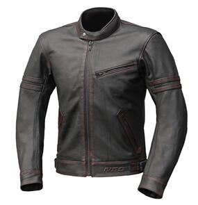 NEO CAFE LEATHER JACKET BROWN