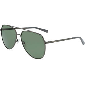 CALVIN KLEIN WHITE SUNGLASSES CK20124S/59/GUNMETAL