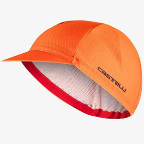 CASTELLI CAP ROSSO CORSA BRILLIANT ORANGE UNI