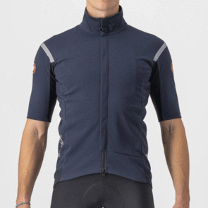 CASTELLI JACKET GABBA ROS 2 BELGIAN BLUE/SILVER REFLEX