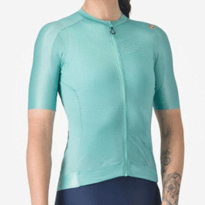 CASTELLI JERSEY ESPRESSO WOMENS DEFENDER GREEN/DEEP GREEN