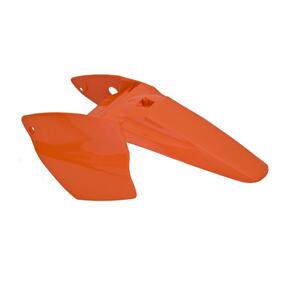 RTECH REAR FENDER RTECH  WITH SIDEPANELS KTM 65SX 02-08 ORANGE