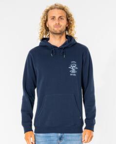RIP CURL SEARCH ICON HOOD NAVY