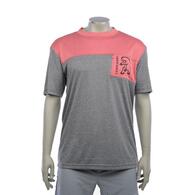 CHROMAG ROVE SS JERSEY W/POCKET (CHARCOAL HEATHER/RED HEATHER)