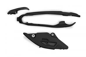 UFO 5019001 KTM COMPATIBLE CHAIN GUIDE/SWINGARM SLIDER SSX/F125/250/300350/450 23-25 SX150 25-25 EXC/F150/250/300350/450/5024-25 (BLK)