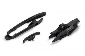 UFO 7135001 GAS GAS MC/MC-F/EX/EX-F/EC/EC-F 21-22 CHAIN GUIDE/SWINGARM KIT (BLK)