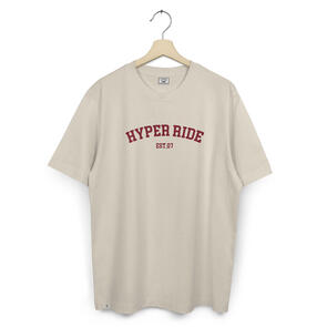 HYPER RIDE COLLEGE TEE CHAMPAGNE