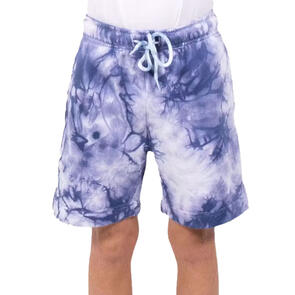 SANTA CRUZ CHECKED OUT FLAMED DOT SHORTS GREY TIE DYE