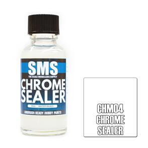 SMS AIRBRUSH PAINT ACRYLIC LACQUER HYPERCHROME CHROME SEALER 30ML