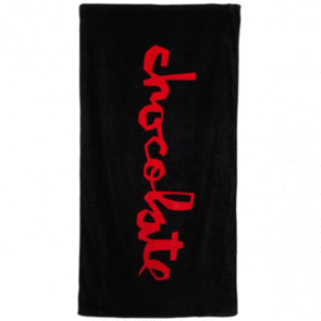 CHOCOLATE CHUNK BEACH TOWEL BLACK