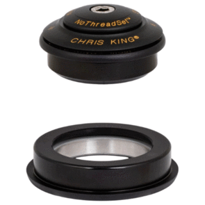 CHRIS KING HEADSET EC, INSET I2 ZS44/56 11/8TWO TONE BLK GLD