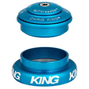 CHRIS KING INSET 7 ZS44/EC44 11/8&GT;1.5 TAPERED - MATTE TURQUOISE