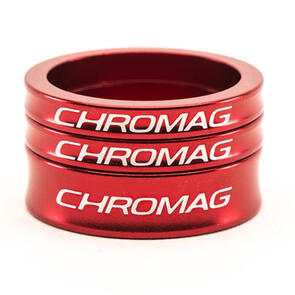 CHROMAG HEADSET SPACERS RED