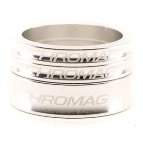 CHROMAG HEADSET SPACERS SILVER