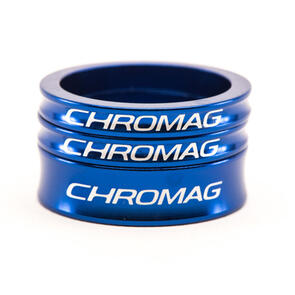 CHROMAG HEADSET SPACERS BLUE