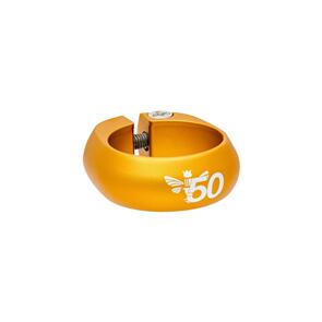 CHRIS KING SEATPOST COLLAR 34.9MM -  MATTE GOLD 50TH