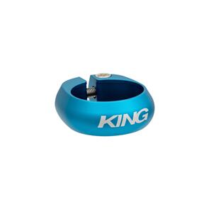 CHRIS KING SEATPOST COLLAR 30.0MM -  MATTE TURQUOISE 