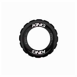 CHRIS KING KING LOCKRING, CENTERLOCK, BLACK 
