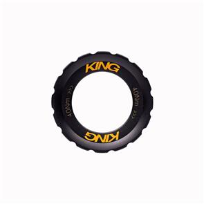CHRIS KING KING LOCKRING, CENTERLOCK, TWO TONE BLACK GOLD 