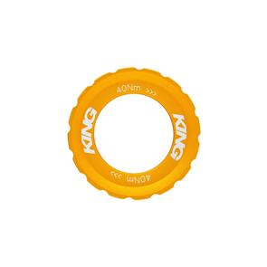 CHRIS KING LOCKRING, CENTERLOCK, MATTE GOLD 50TH