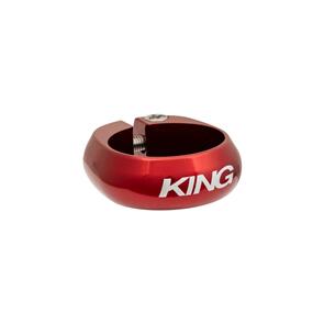 CHRIS KING SEATPOST COLLAR 31.8MM -  RED 