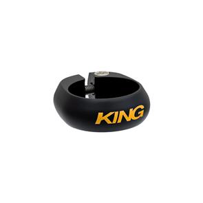 CHRIS KING SEATPOST COLLAR 34.9MM -  TWO TONE BLACK GOLD