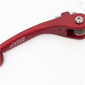 ARC CLUTCH LEVER ALLOY RED - CRF 250 04-25 / 450 04-20 CR 125 / 250 04-07