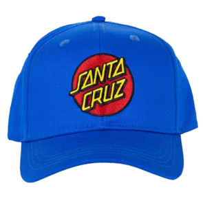 SANTA CRUZ CLASSIC DOT PATCH STRETCH FIT CAP BLUE