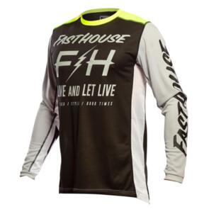 FASTHOUSE GRINDHOUSE CLYDE JERSEY BLACK/SILVER