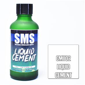 SMS AIRBRUSH PAINT 50ML LIQUID CEMENT FOR STYRENE USE SCALE MODELLERS SUPPLY