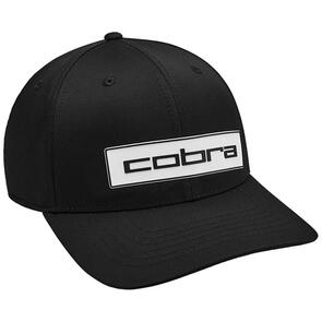 COBRA TOUR TECH CAP BLACK WHITE