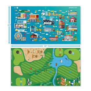 SPHERO CODE MAT "CITY & GOLF" 2-SIDED WITH ACTIVITY CARDS [SHIP WITH