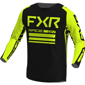 FXR CONTENDER OFF-ROAD MX JERSEY BLACK/HI-VIS 