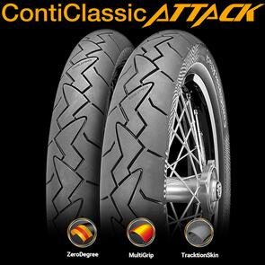 CONTINENTAL 90/90-18 R 51V CLASSIC ATTACK TYRE TL FRONT