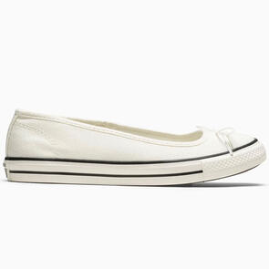 CONVERSE CHUCK TAYLOR DAINTY BALLERINA SLIP EGRET/BLACK