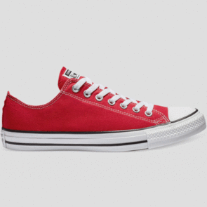 CONVERSE CT SEASONAL CANVAS LOW RED