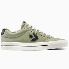 CONVERSE SPORT CASUAL FAUX LEATHER LOW LIGHT FIELD SURPLUS/BLACK/VINTAGE WHITE