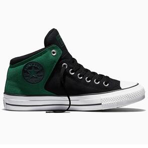 CONVERSE CT ALL STAR HIGH STREET MID BLACK/CREEPING FOREST/WHITE