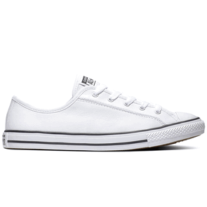 CONVERSE CT DAINTY LEATHER LOW WHITE/BLACK/WHITE