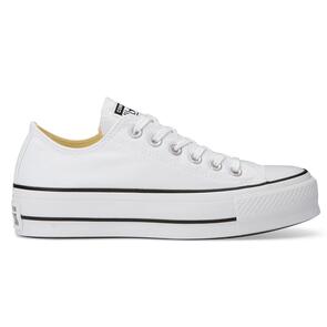 CONVERSE WOMENS CT LIFT CANVAS LOW WHT WHITE/BLACK/WHITE