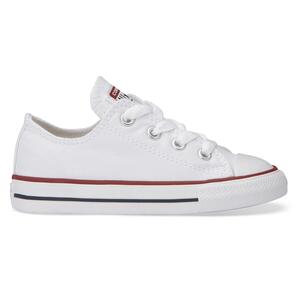 CONVERSE TODDLERS CHUCK TAYLOR SEASONAL CANVAS LOW WHITE